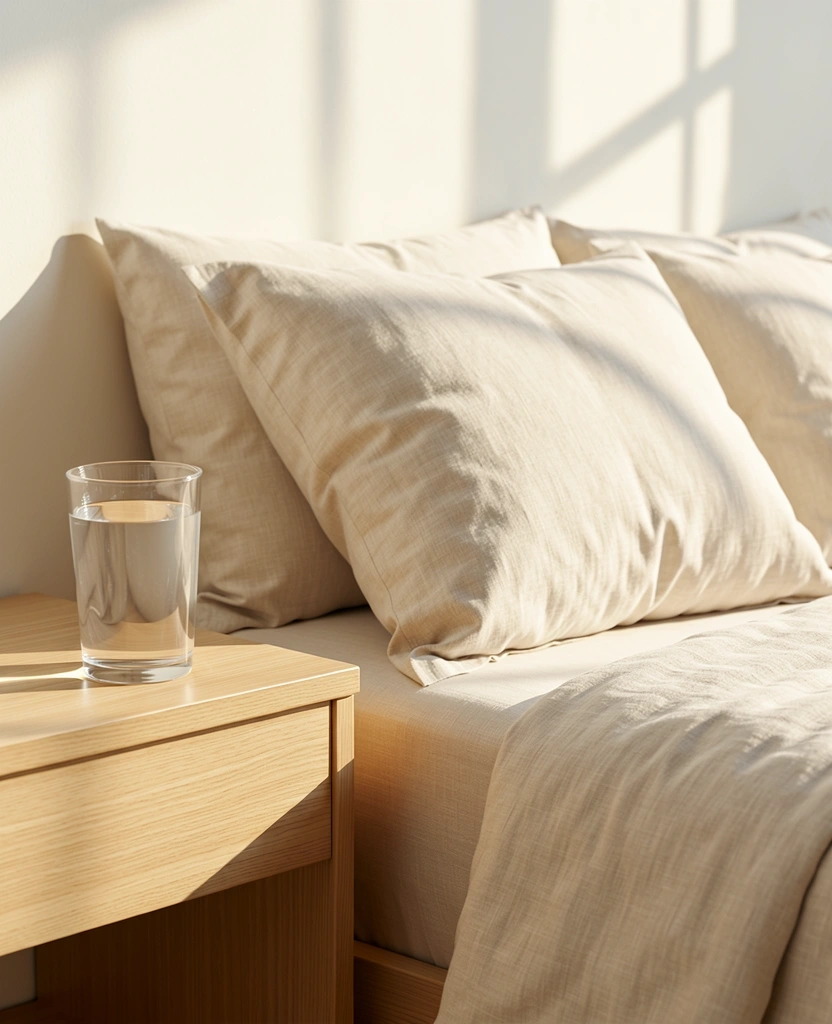 Ambiance sereine pour un réveil énergique